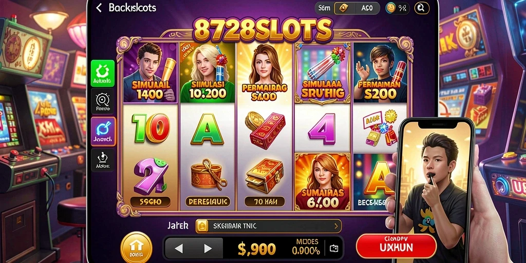 Tampilan menarik dari gameplay 8728SLOTS yang seru dan menghibur.