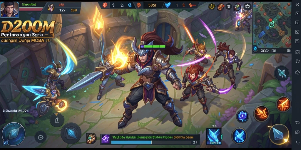 Tampilan gameplay D200M yang seru dan menegangkan.