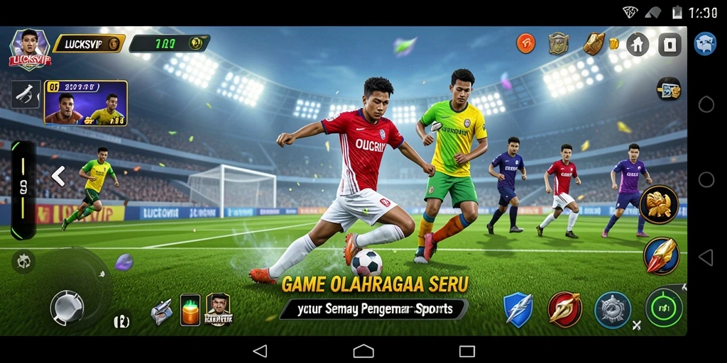 Tampilan gameplay seru dari LUCKSVIP yang menampilkan berbagai olahraga.