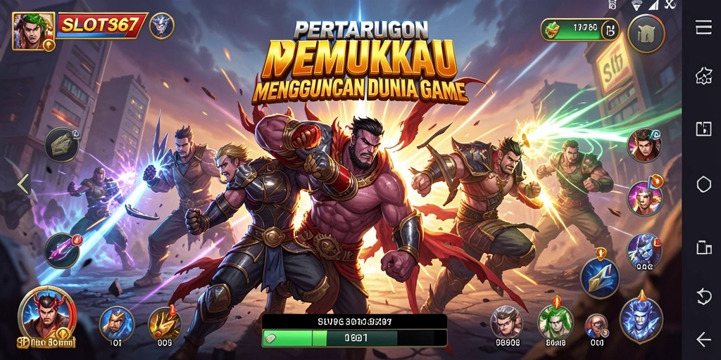 Tampilan screenshot slot367 yang menunjukkan aksi pertarungan menegangkan.