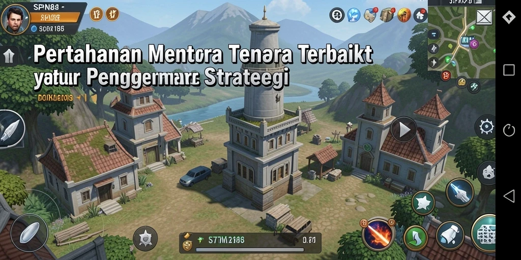 Tampilan gameplay SPN88 menampilkan strategi Tower Defense yang menegangkan.